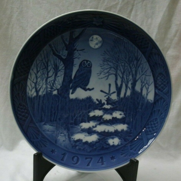 Royal Copenhagen Other - Owl 1974 Royal Copenhagen Collector Plate